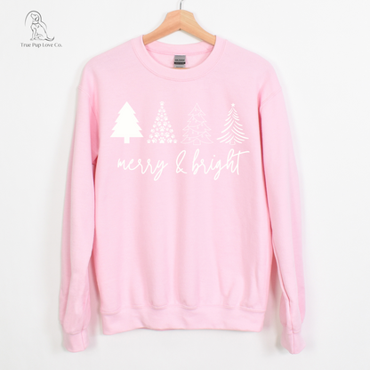 Christmas Tree Merry & Bright Sweatshirt